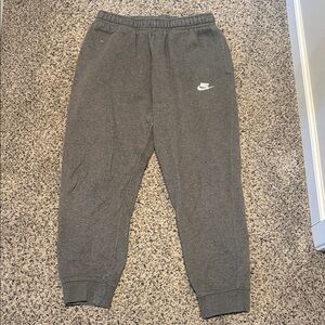Nike mens Charcoal Gray Sweatpants